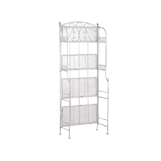 Estante com prateleiras PADUA Metal Branco Estante com prateleiras PADUA Metal Branco