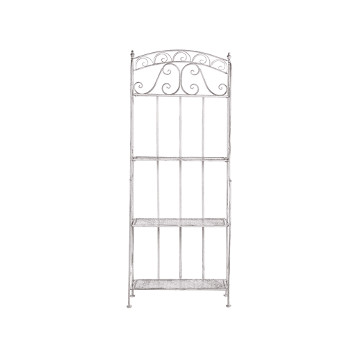 Estante com prateleiras PADUA Metal Branco Estante com prateleiras PADUA Metal Branco