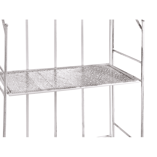 Estante com prateleiras PADUA Metal Branco Estante com prateleiras PADUA Metal Branco
