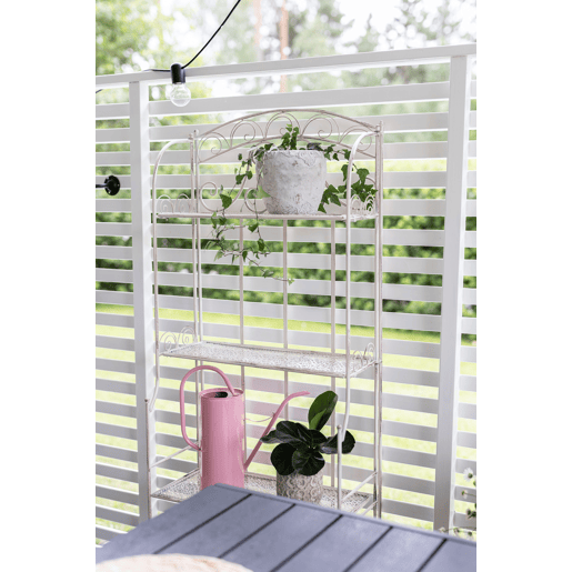 Estante com prateleiras PADUA Metal Branco Estante com prateleiras PADUA Metal Branco
