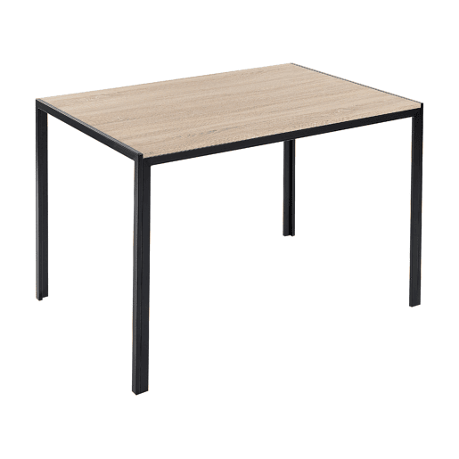 Mesa de jantar NEWFIELD Castanho claro 120 cm 80 cm