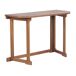 Beliani Mesa plegable TREIA Beliani Mesa plegable TREIA Marrón