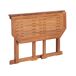 Beliani Mesa plegable TREIA Beliani Mesa plegable TREIA Marrón