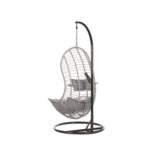 Cadeira Suspensa com Suporte PINETO Cinzento