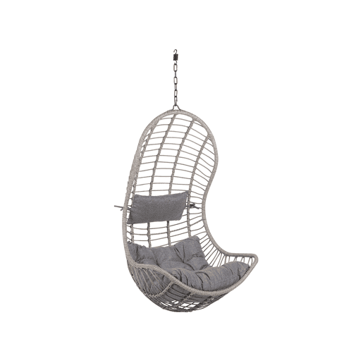 Cadeira Suspensa com Suporte PINETO Cinzento