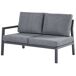 Beliani Conjunto de jardín VIZZINI Beliani Conjunto de jardín VIZZINI Gris Oscuro