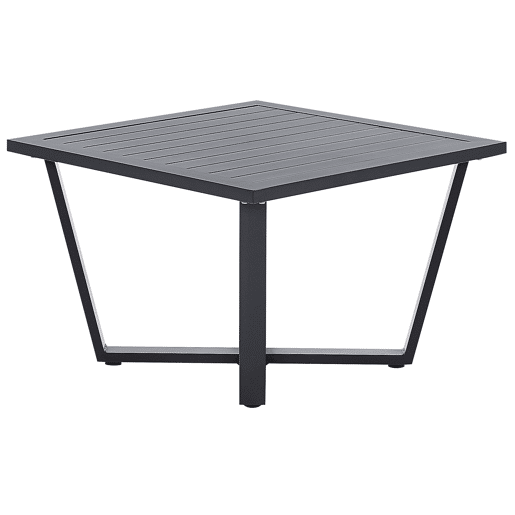 Conjunto de sofás de jardim de canto 5 lugares VIZZINI Metal Cinzento