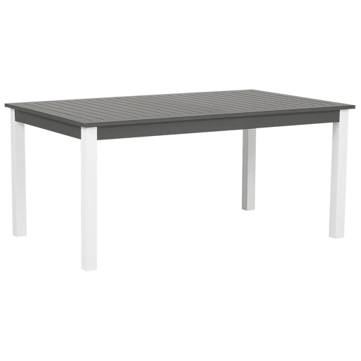 Conjunto de refeições de jardim 6 lugares PANCOLE com almofadas Metal Cinzento