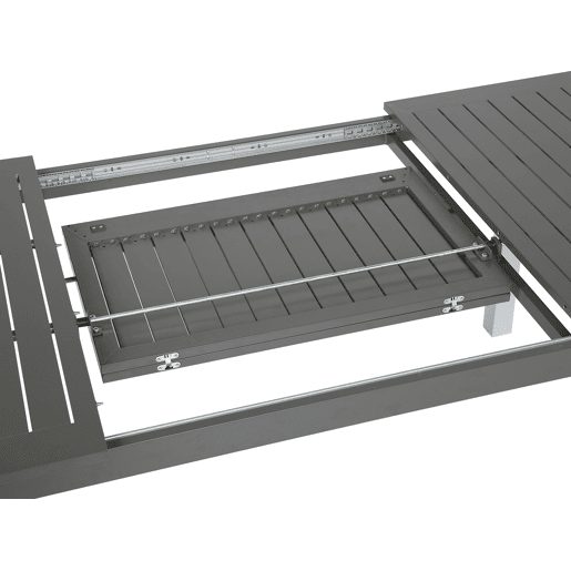 Conjunto de refeições de jardim 6 lugares PANCOLE com almofadas Metal Cinzento