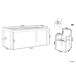 Beliani Conjunto de comedor GROSSETO Beliani Conjunto de comedor GROSSETO Beige