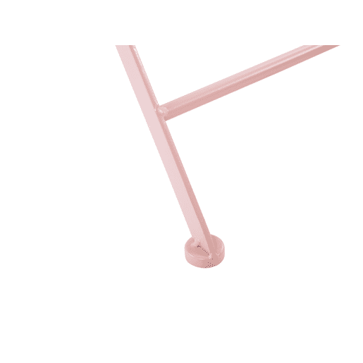 Conjunto de 2 cadeiras de jardim ALBINIA Metal Rosa