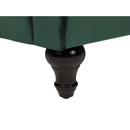 Conjunto de sala de estar CHESTERFIELD Veludo Verde esmeralda 4 lugares