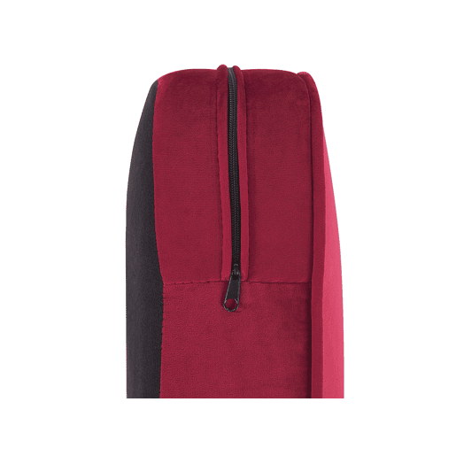 Poltrona CHESTERFIELD Veludo Vermelho escuro