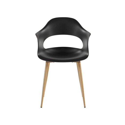 Conjunto de 2 cadeiras de jantar UTICA Preto Conjunto de 2 cadeiras de jantar UTICA Preto