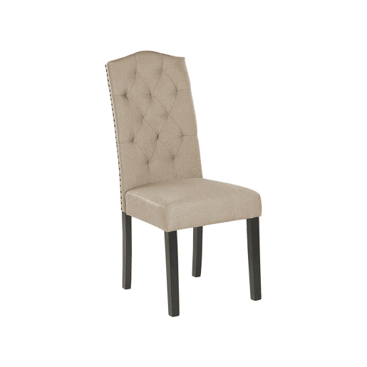 Conjunto de 2 cadeiras de jantar SHIRLEY Creme