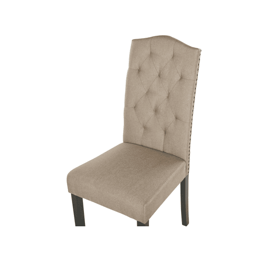 Conjunto de 2 cadeiras de jantar SHIRLEY Creme
