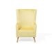 Beliani Sillón orejero ONEIDA Beliani Sillón orejero ONEIDA Amarillo
