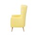 Beliani Sillón orejero ONEIDA Beliani Sillón orejero ONEIDA Amarillo
