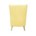 Beliani Sillón orejero ONEIDA Beliani Sillón orejero ONEIDA Amarillo