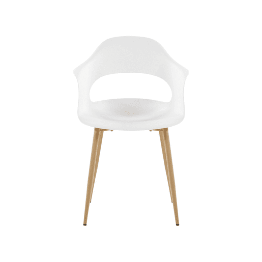 Conjunto de 2 cadeiras de jantar UTICA Branco Conjunto de 2 cadeiras de jantar UTICA Branco