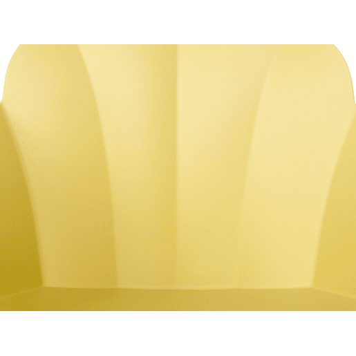 Conjunto de 2 cadeiras de jantar SYLVA Amarelo