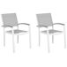 Beliani Silla de jardín PERETA Beliani Silla de jardín PERETA Gris Claro