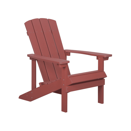 Cadeira de jardim ADIRONDACK Vermelho