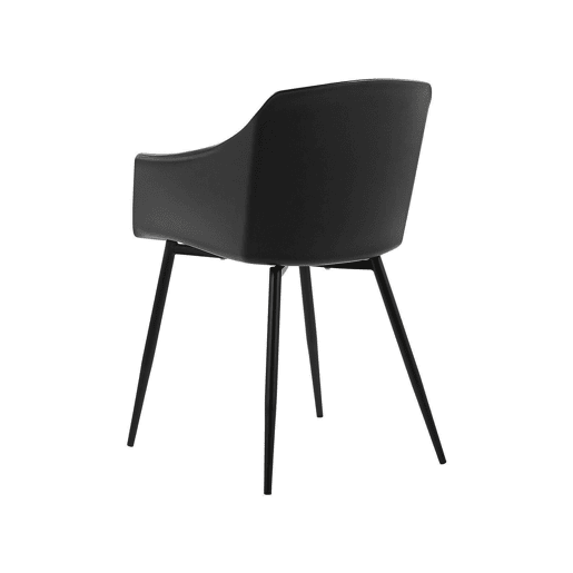 Conjunto de 2 cadeiras de jantar FONDA Preto