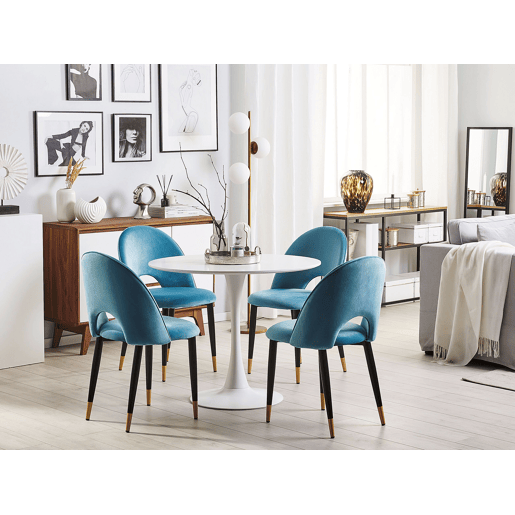 Conjunto de 2 cadeiras de jantar MAGALIA Azul