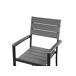 Beliani Silla de jardín COMO Beliani Silla de jardín COMO Gris