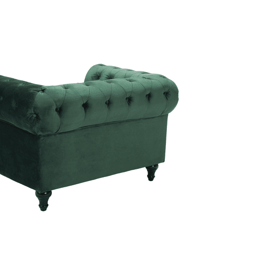 Poltrona CHESTERFIELD Veludo Verde esmeralda