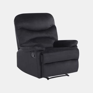 Cadeira reclinável ESLOV Veludo Preto