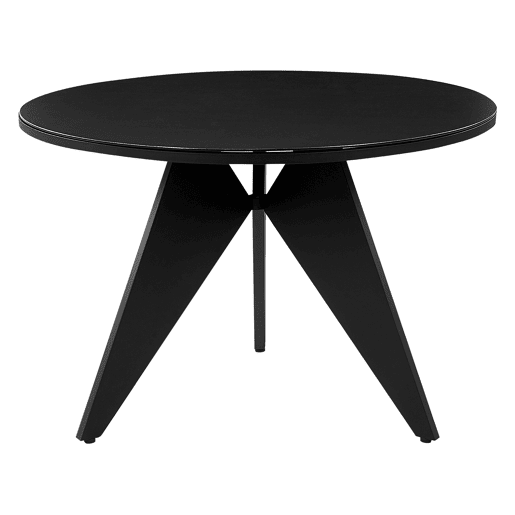 Conjunto de refeições de jardim 4 lugares OLMETTOTAVIANO com almofadas Metal Preto Conjunto de refeições de jardim 4 lugares OLMETTOTAVIANO com almofadas Metal Preto