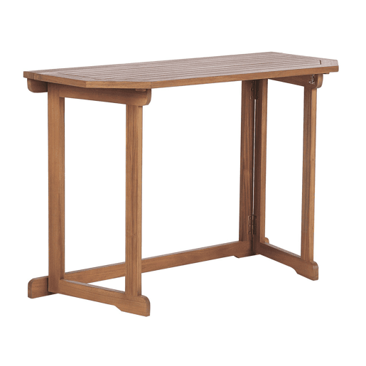 Conjunto de refeições de varanda 4 lugares TREIA Madeira de acácia Castanho