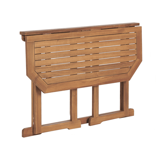 Conjunto de refeições de varanda 4 lugares TREIA Madeira de acácia Castanho