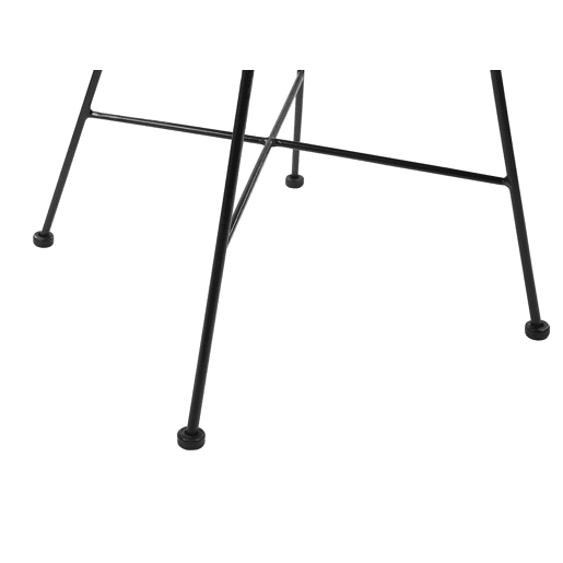 Cadeira de jantar CANORA Rattan Preto