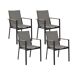 Beliani Silla de jardín BUSSETO Beliani Silla de jardín BUSSETO Negro