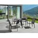 Beliani Silla de jardín BUSSETO Beliani Silla de jardín BUSSETO Negro