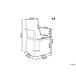 Beliani Silla de jardín BUSSETO Beliani Silla de jardín BUSSETO Negro