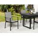 Beliani Silla de jardín BUSSETO Beliani Silla de jardín BUSSETO Negro