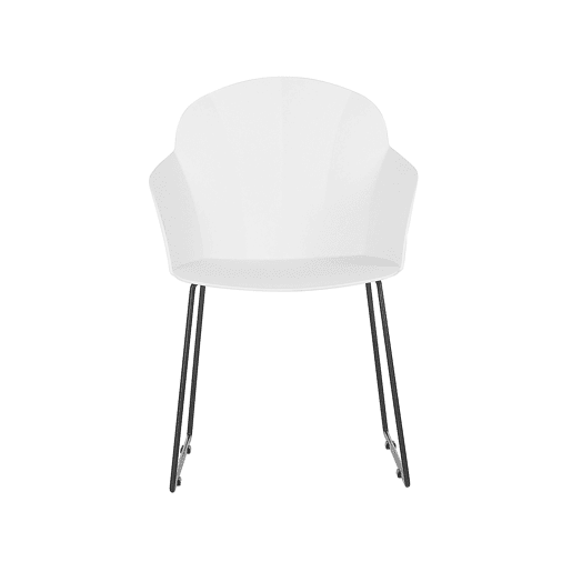 Conjunto de 2 cadeiras de jantar SYLVA Branco