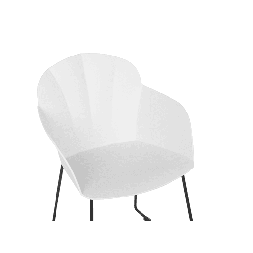 Conjunto de 2 cadeiras de jantar SYLVA Branco