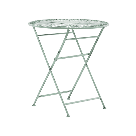 Mesa bistrô TRENTO 70 cm 70 cm Metal Verde claro