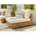 Beliani Conjunto de jardín VARALLO Beliani Conjunto de jardín VARALLO Crema