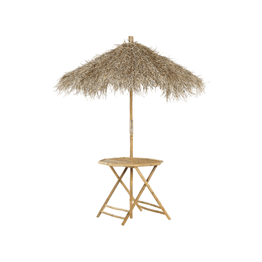 Mesa bistrô MOLISE 85 cm 85 cm Madeira de bambu Castanho claro