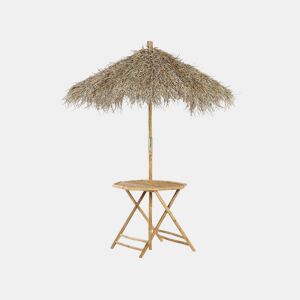 Mesa bistrô MOLISE 85 cm 85 cm Madeira de bambu Castanho claro