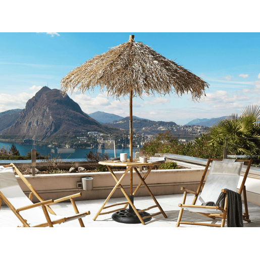 Mesa bistrô MOLISE 85 cm 85 cm Madeira de bambu Castanho claro