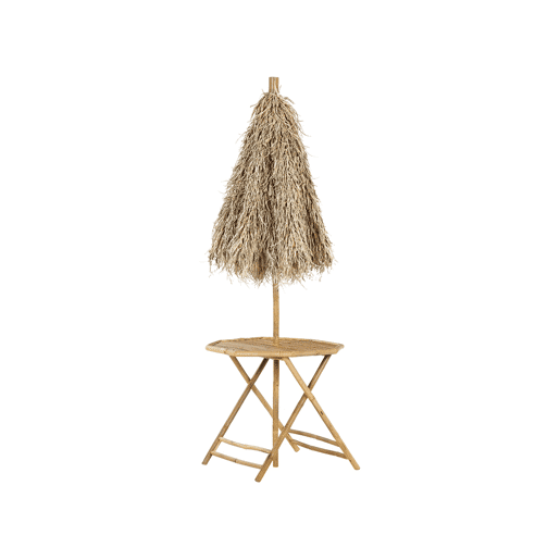 Mesa bistrô MOLISE 85 cm 85 cm Madeira de bambu Castanho claro