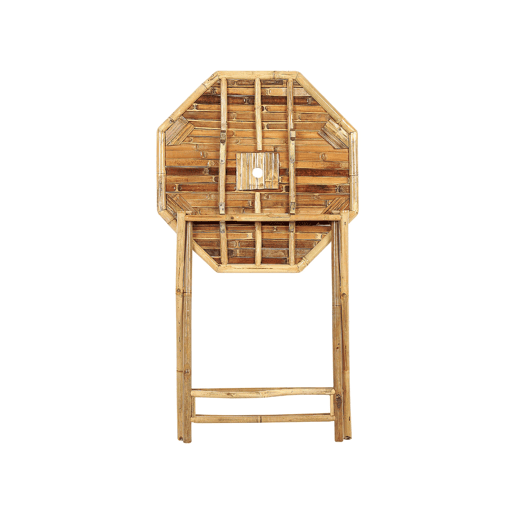 Mesa bistrô MOLISE 85 cm 85 cm Madeira de bambu Castanho claro