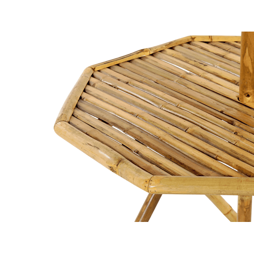 Mesa bistrô MOLISE 85 cm 85 cm Madeira de bambu Castanho claro